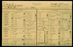 WPA household census for 825 W 51ST ST, Los Angeles County