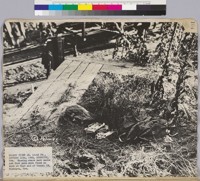 Holdup First 13, 12:43 PM., October 11th, 1923, Siskiyou, Ore., showing where pack sacks and foot pads were found on bank at West end of Tunnel 13 (page 104)
