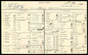 WPA household census for 131 East 80th Street, Los Angeles County