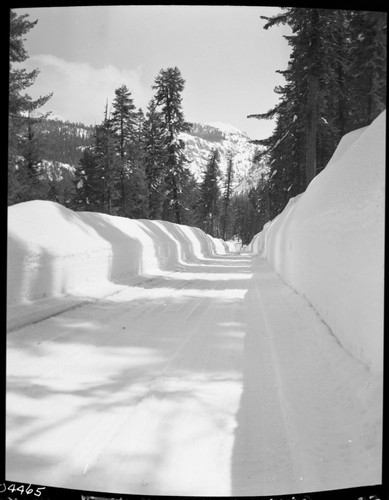 Winter Scenes, Highway between lodgepole and Little Baldy Saddle