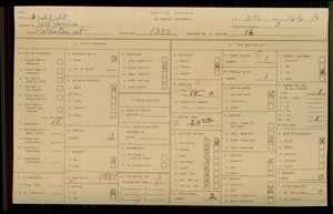 WPA household census for 1303 SANTEE ST, Los Angeles