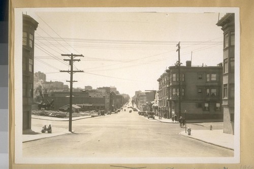 West on Broadway from Larkin St. July 1929