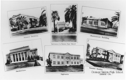 Orange Union High School, Orange, California, ca. 1930
