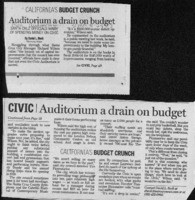 Auditorium a drain on budget