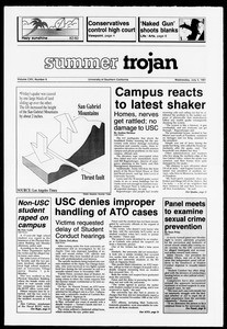 Summer Trojan, Vol. 115, No. 8, July 03, 1991