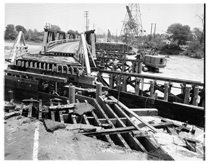 Bridge moving, 1951