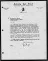Letter from Miles. E Cary, Principal, McKinley High School, Honolulu, to Mr. Dallas C. McLaren, Principal, Poston II School, August 15, 1944