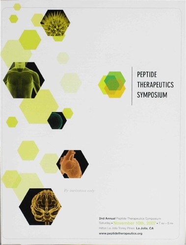 Peptide Therapeutics Symposium: agenda/program