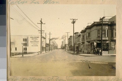 North on Mason St. from Francisco. June 1924