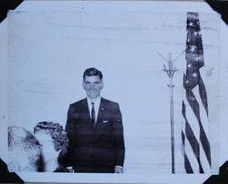 Sebastopol Lions Club member Ed Gonsalves, about 1955 (Sebastopol Lions Club scrapbook photo)