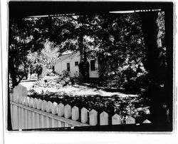 Side view of the Burbank home, Santa Rosa, California, 1970