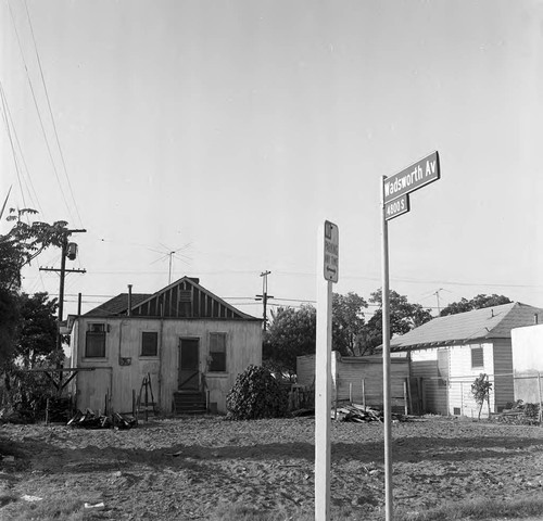 Community Redevelopment Agency project on Wadsworth St., Los Angeles, 1969
