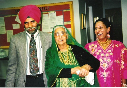 Amar Kaur with Man and Woman