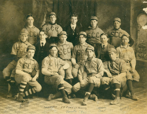 1890s Santa Clara College Baseball team photo