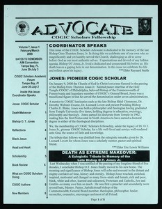 Advocate, vol. 7, no. 1 (2009 February-March)