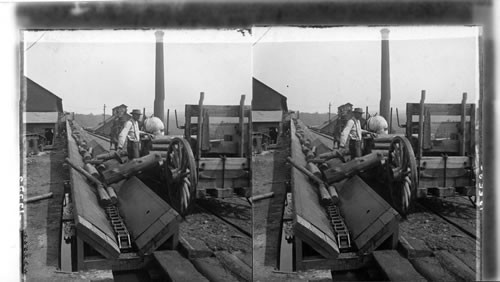 Conveyor where 4 ft. logs are carried to Sulphite Clippers, Paper Mills, Palmer, N.Y