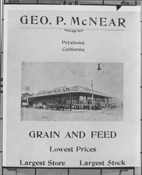 Advertisement for Geo. P. McNear Grain and Feed