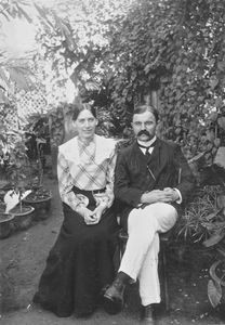 Missionary Knud Heiberg and Johanne Heiberg née Lindeburg. Madras1909