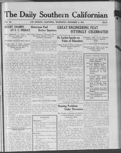 The Daily Southern Californian, Vol. 3, No. 32, November 05, 1913