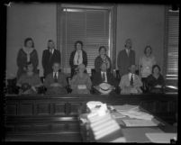 Jury from David Clark's first murder trial in Los Angeles, Calif., 1931