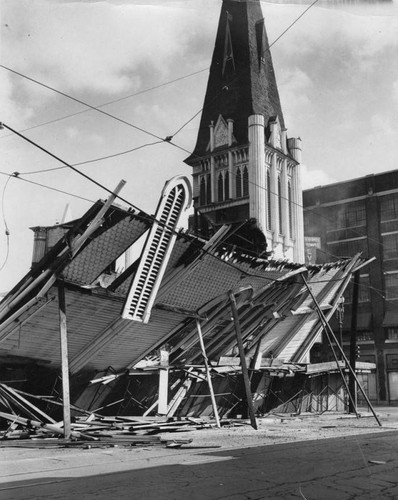 Demolition of the First Christian Church