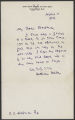 William Winter letter to Edmund Clarence Stedman, 1892 August 11