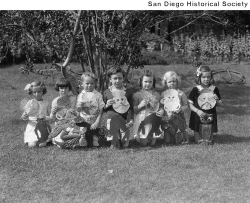Francis Parker School children holding masks