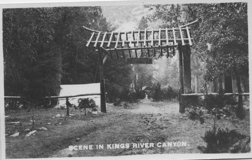"Scene in Kings River Canyon"