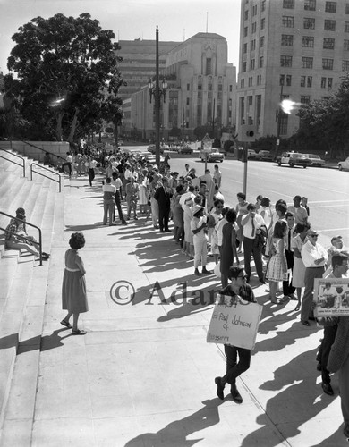 Protest, Los Angeles, 1964