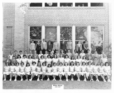 Stockton - Schools - Weber: students, June 1947