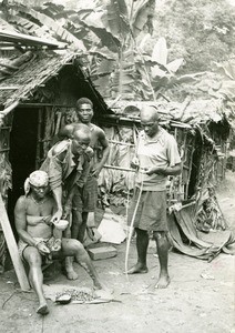 Camp for lepers, near Ebeigne, Gabon