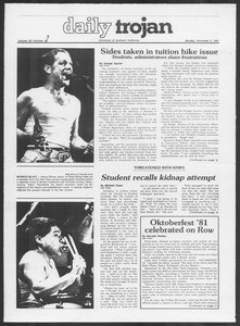 Daily Trojan, Vol. 91, No. 43, November 02, 1981