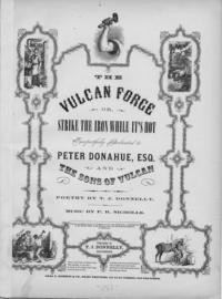 The Vulcan forge : or, strike the iron while it's hot / poetry by T. J. Donnelly ; music by P. R. Nicholls