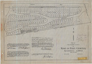 Map of Sections 1, 2, and 3 of Home Peace Cemetery
