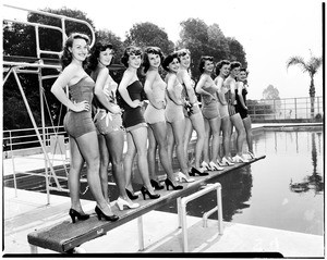 Glendale "Miss Verdugo Days", 1952