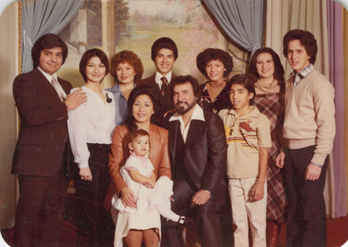 Family portrait, East Los Angeles, California