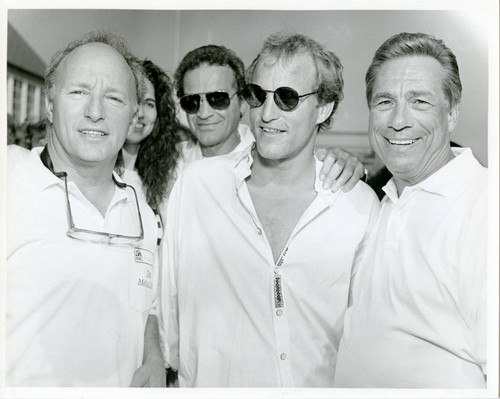 Arnold York, Woody Harrelson, and Donald Sterling