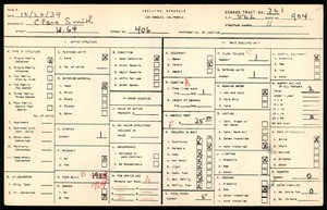 WPA household census for 406 WEST 64TH, Los Angeles County