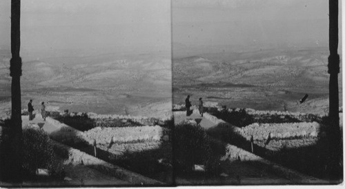 Jerusaslem from Mt. Scopus. To the Dead Sea. Palestine, Asia