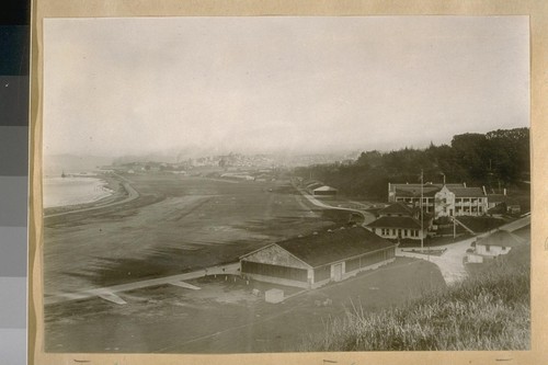 Airplane field & Headquarters in the Presidio, built about 1918