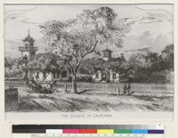 College of California. Founded in 1855, the College of California in downtown Oakland was the predecessor of the University. After the University was chartered in 1868, classes were held at this site until 1873