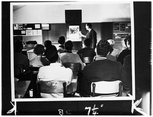 Photo Lab layout at John Muir College, Pasadena, 1952