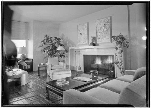 McCarthy, John, residence. Living room
