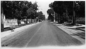 Survey of Santa Fe Railway grade crossings in City of Pasadena, Los Angeles County. Wilson Avenue, 1928