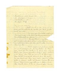 Letter from Francisco Venegas to José Miguel Venegas, April 23, 1931