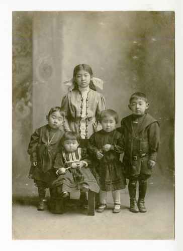 Japanese American children including Nakao, Tomiko, and Tatsuo