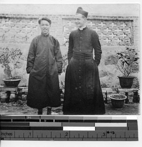 Fr. Thomas A. O'Melia at Haiyan, China, 1924