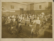 Summit School classroom with teacher in back