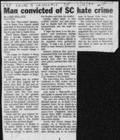 Man convicted of SC hate crime