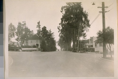 North on 14th Ave. from Portola Drive. St. Francis Wood. Feb. 1926